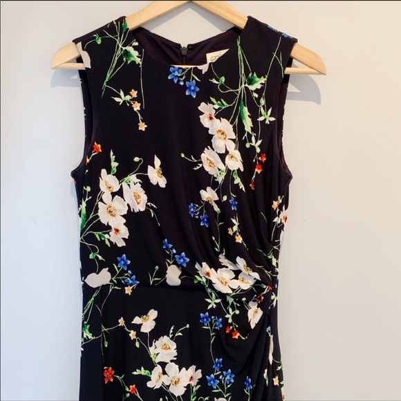 Eliza J | Floral Ruffle Hem Dress - Picture 5 of 6